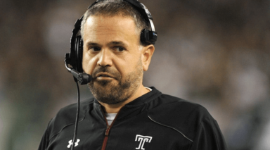 Temple head coach Matt Rhule to leave Owls, coach Baylor next season