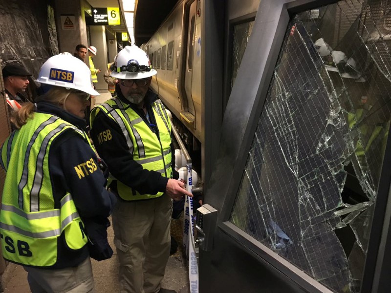 LIRR train was traveling at twice the speed limit Crash investigators