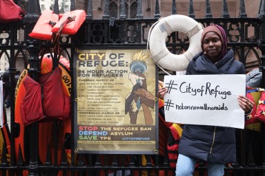 City of Refuge: African coalition stages refugee encampment in protest of