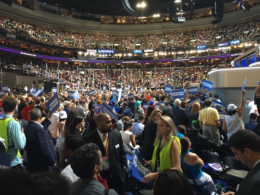 PHOTOS DNC day one Metro US