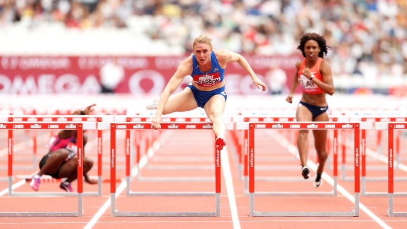 Any color medal will do, says hopeful hurdler Pearson