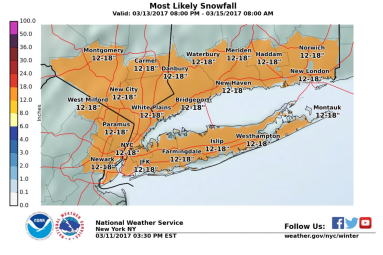 ‘Stella’ to bring blizzard conditions, 12-18 inches of snow to NYC