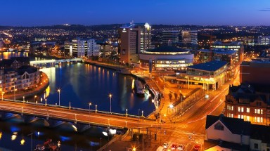 Belfast at night. Credit: Tourism Ireland