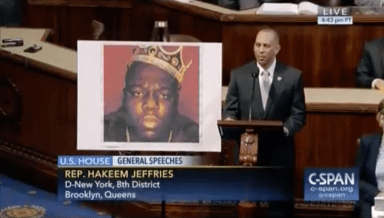 WATCH: Biggie Smalls was in the House … of Representatives thanks to