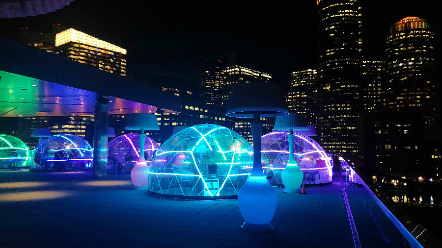 Drink inside a heated ‘igloo’ on the Envoy rooftop this weekend – Metro US