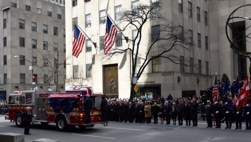 LIVE STREAM: Thousands gather for funeral of FDNY firefighter Michael R ...