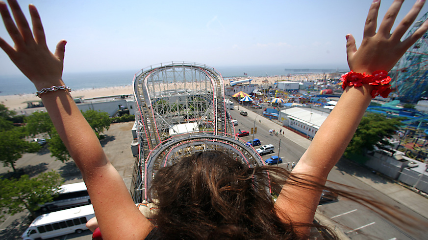 Coney Island Cyclone - Luna Park in Coney Island