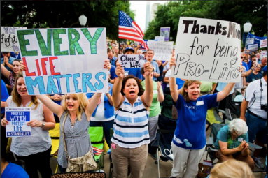 PHOTOS: Abortion protests on both sides erupt across US