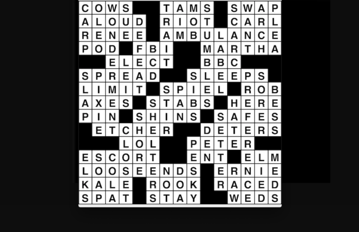 word of wonderment crossword