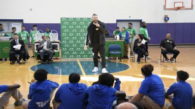 Celtics and GE Foundation launch mobile STEM lab