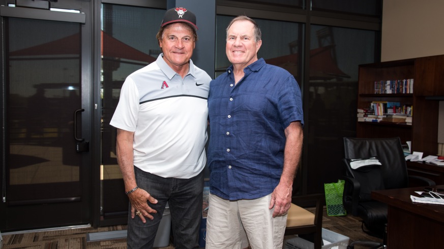 Tony La Russa on his friendship with Patriots head coach Bill