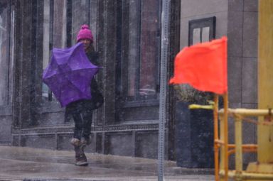 Watch the blizzard strike in Boston