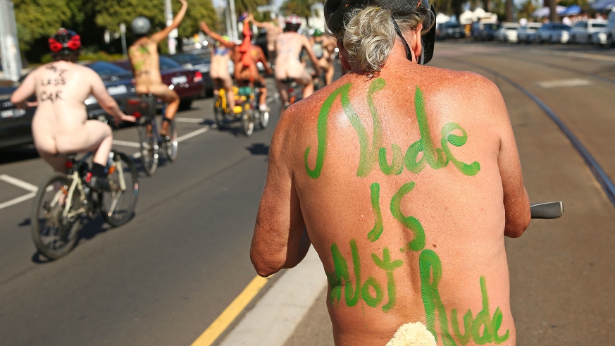 gay men naked bike riding