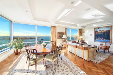 Inside Look: Ritz-Carlton duplex with views of Lady Liberty listed for nearly