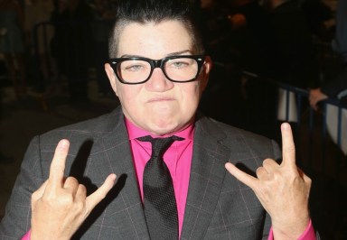 ‘OITNB’s Lea DeLaria slams Trump supporters outside Hillary Clinton event