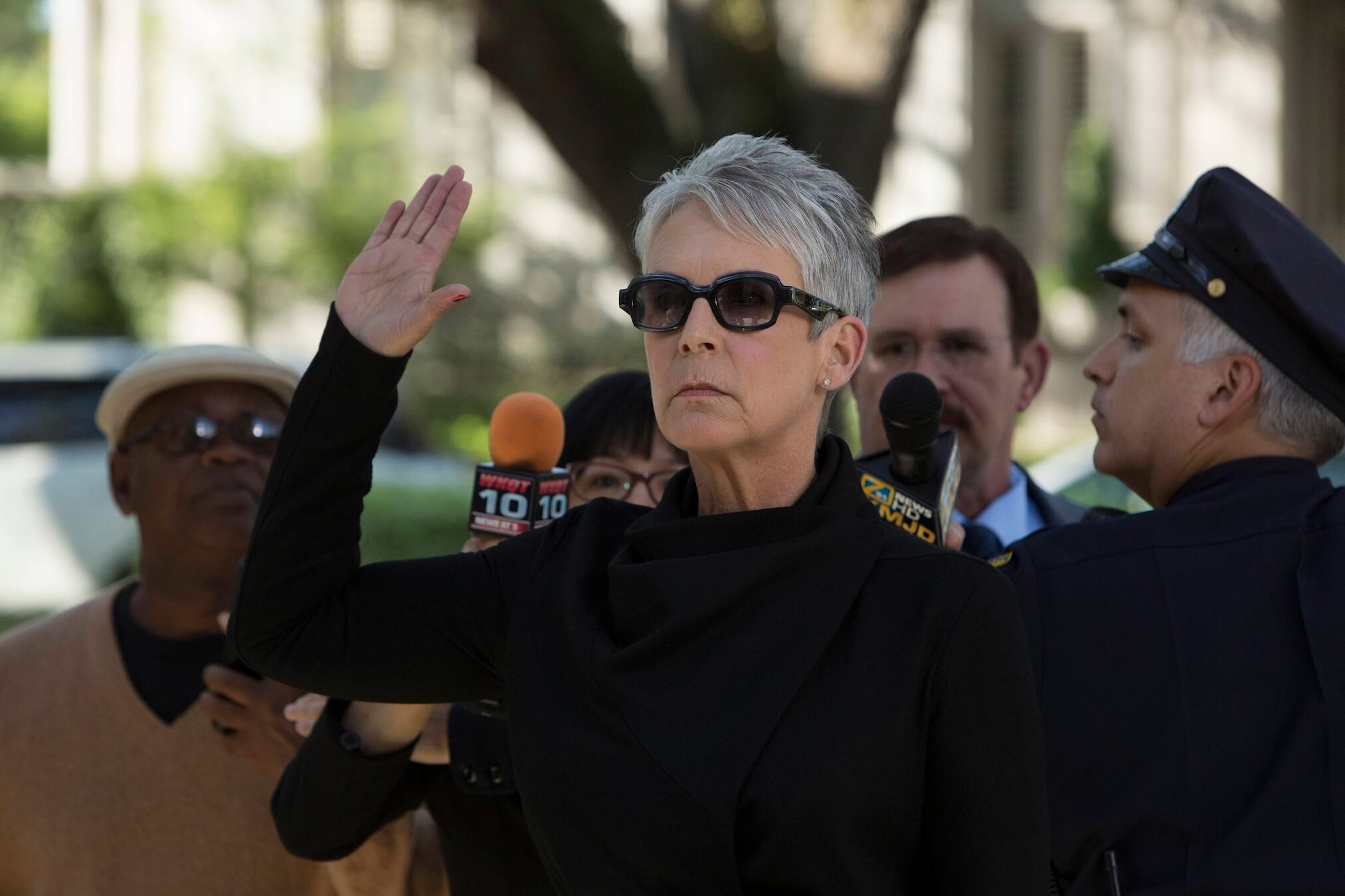 Jamie Lee Curtis and Lea Michele are thrilled to be Scream Queens