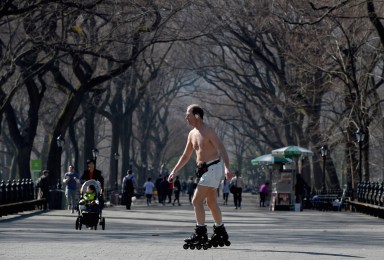 NYC hits record high temperatures