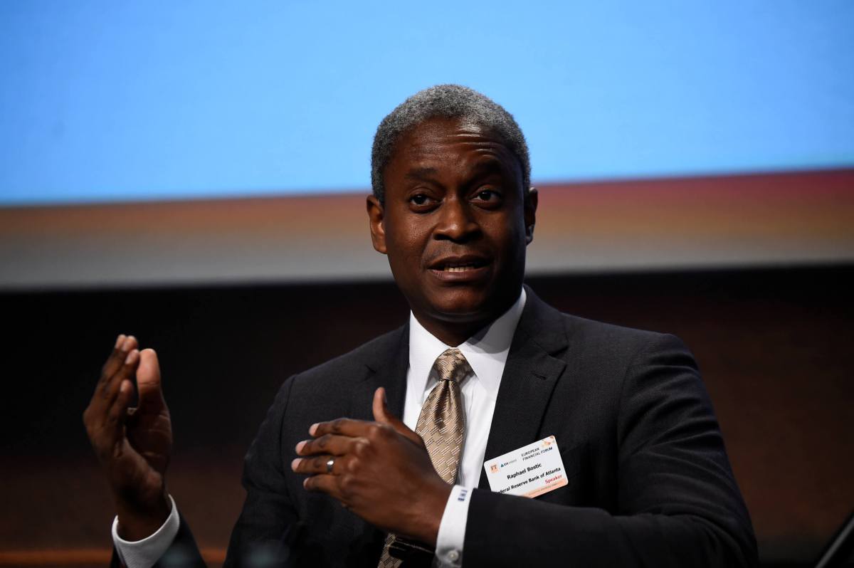 Fed’s Bostic says economy solid, future policy should be data dependent