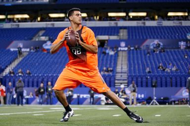 Joe Namath says Jets should select Marcus Mariota in 2015 NFL Draft