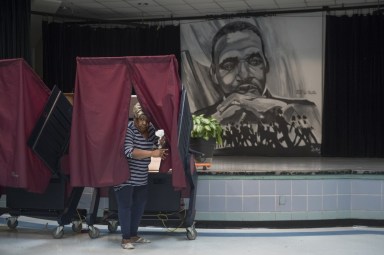 PHOTOS: Americans take to polls to vote for next president