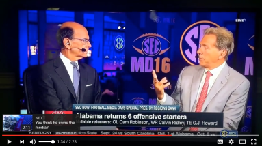 Nick Saban and Paul Finebaum argue over Cam Robinson situation (YouTube