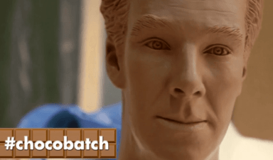 This life-size chocolate Benedict Cumberbatch is a miracle