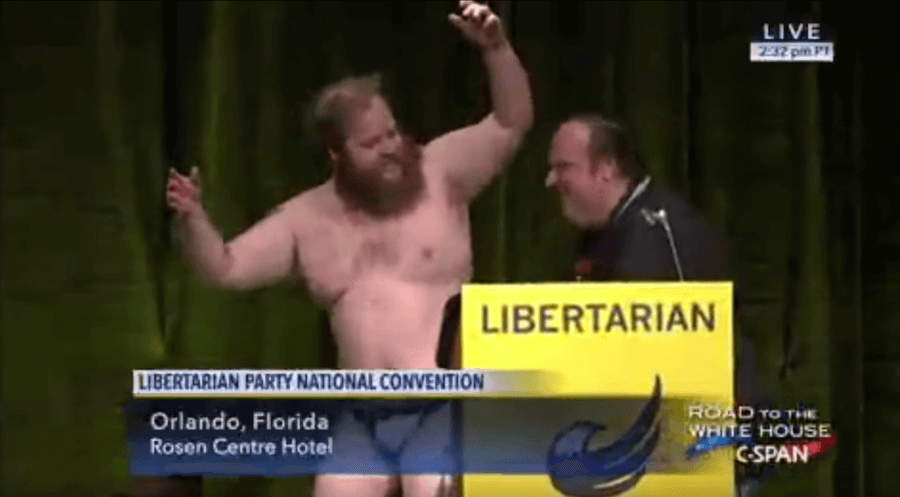 Video Libertarian Candidate Performs Striptease On Stage Metro Us 1175