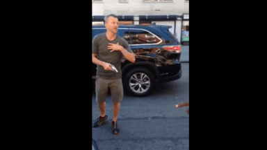 VIDEO: Off-duty cop pulls gun on bike messengers