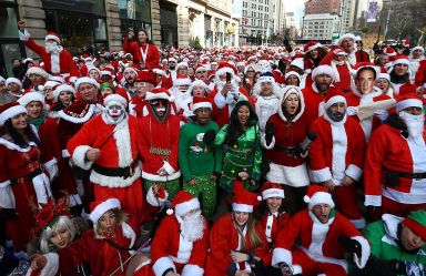 SantaCon 2016 kicks off in the Flatiron district