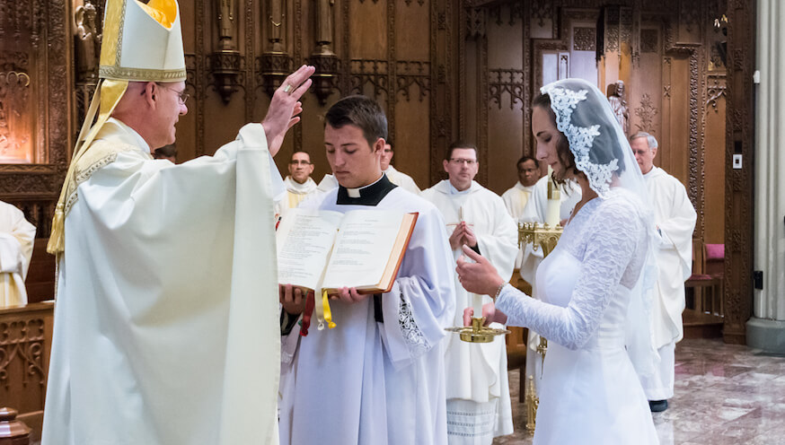 PHOTOS: Indiana teacher marries Jesus Christ, becomes consecrated ...