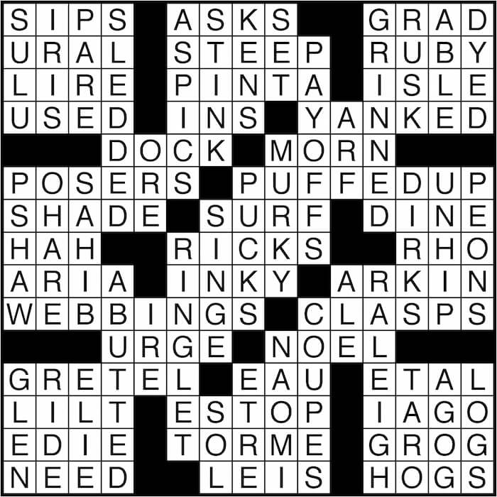 mini metro crossword clue