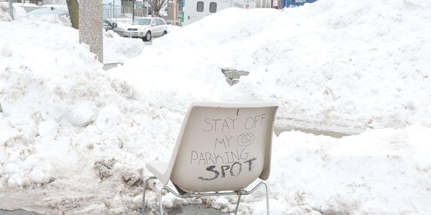 What You Used as Space Savers after Boston's Blizzard of 2022