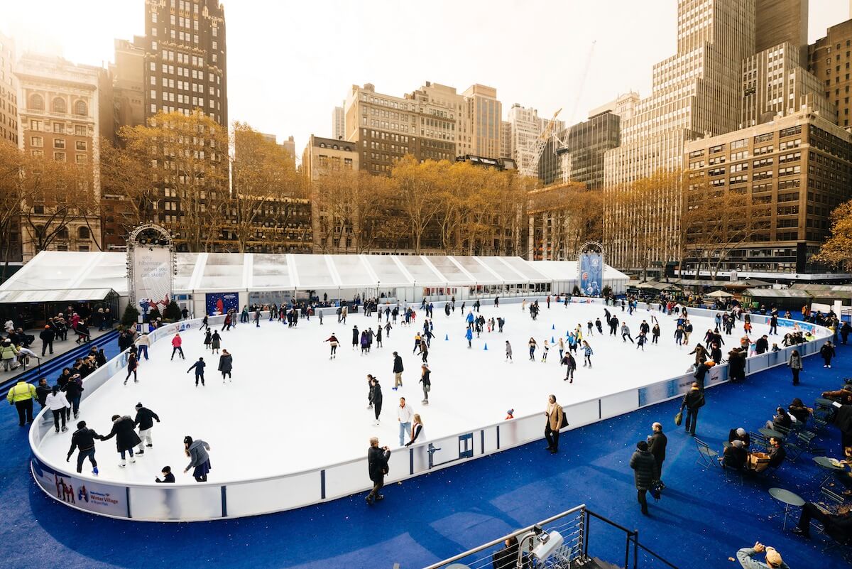 This is your last weekend for ice skating at Bryant Park Metro US
