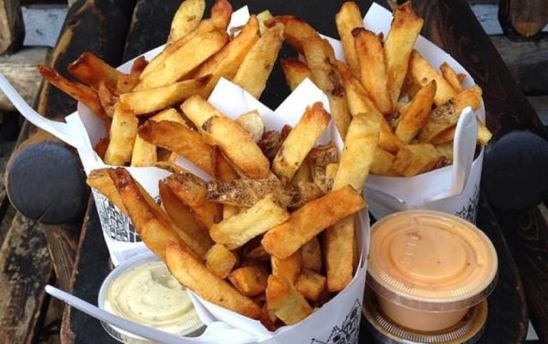 where does pommie frites come from