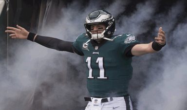 Updated odds spread moneyline Eagles Falcons Sunday Night