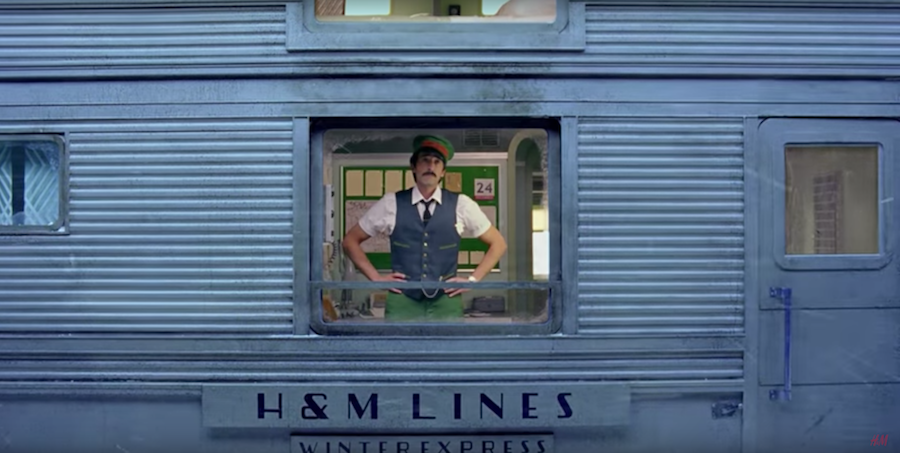 wes anderson h and m ad