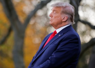 U.S. President Trump delivers update on so-called Operation Warp Speed coronavirus treatment program in televised address from the Rose Garden at the White House in Washington