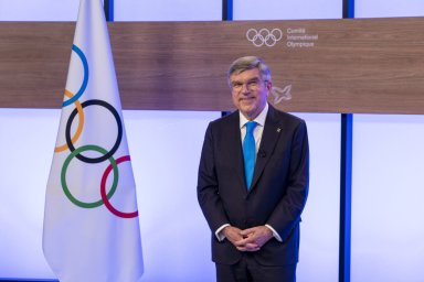 IOC President Bach announces the  IOC Refugee Team members for Tokyo 2020 in Lausanne