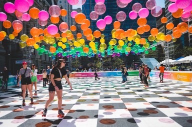 2022 Rothman Roller Rink Grand Opening at Dilworth Park