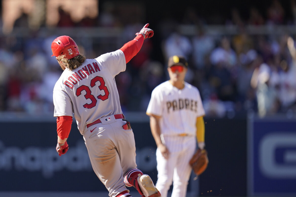 Donovan’s grand slam carries Cardinals over Padres 54 Metro US