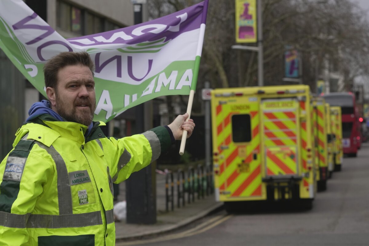 UK Ambulance Workers Walk Out, Joining Wave Of Strike Action – Metro US