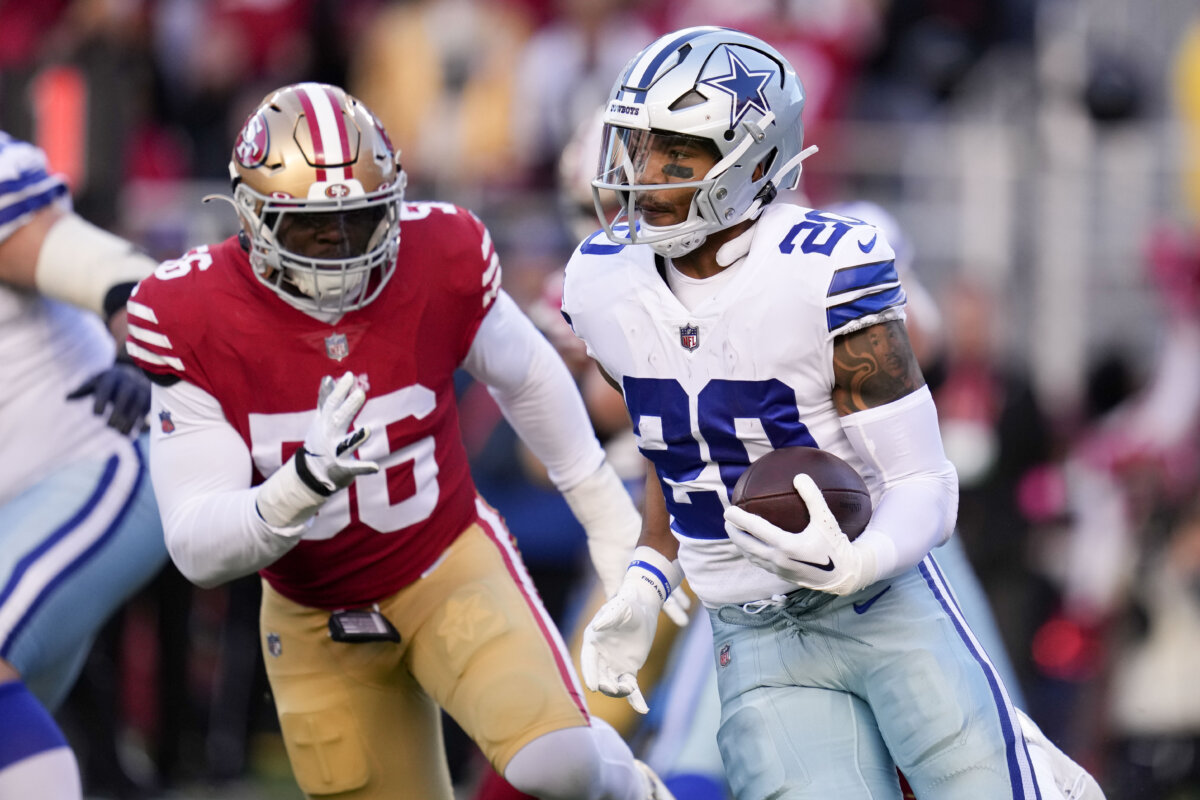 Cowboys RB Tony Pollard Injures Ankle Vs. SF; Ruled Out – Metro US