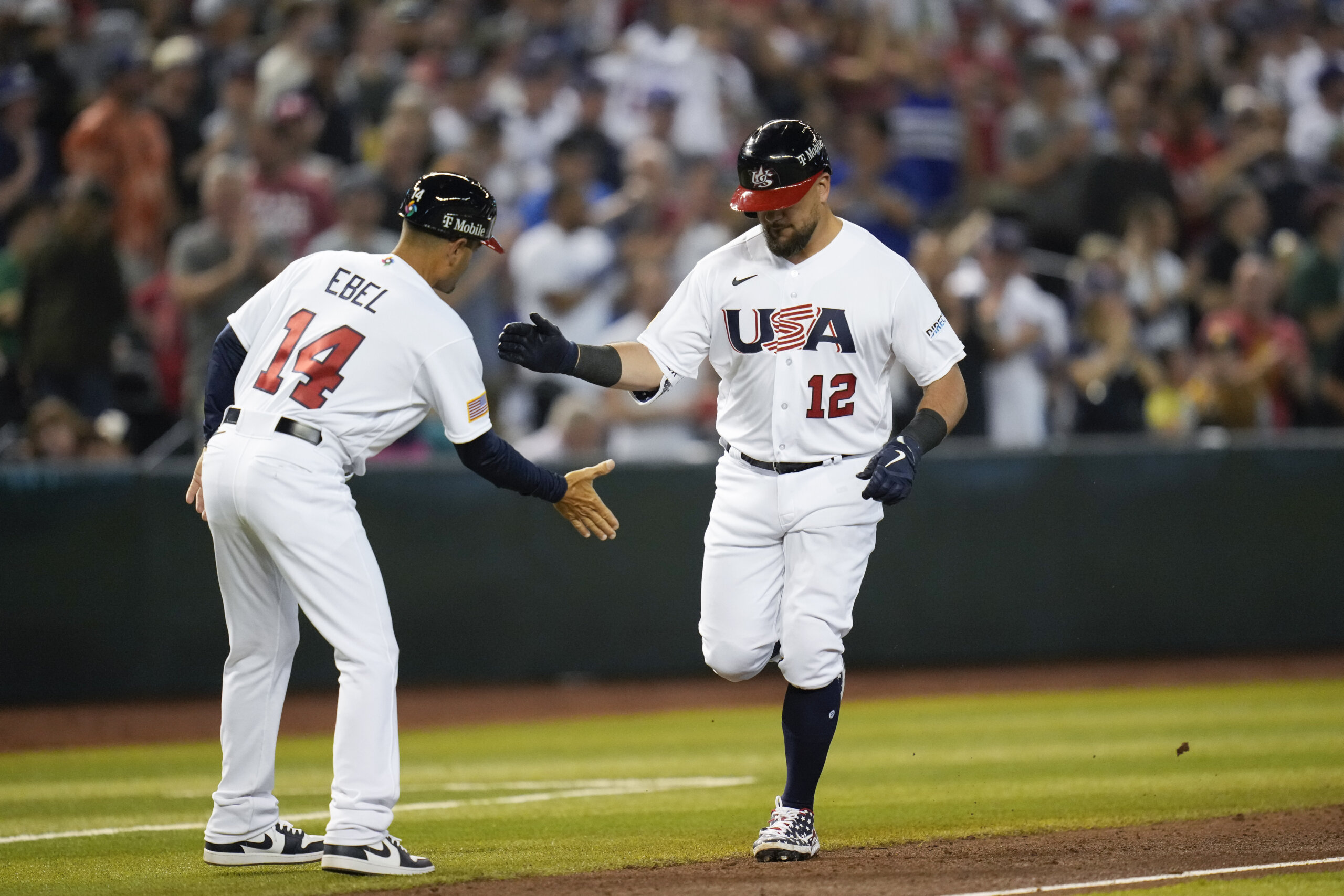 Dino Ebel returns to Dodgers third base coaches box after WBC run