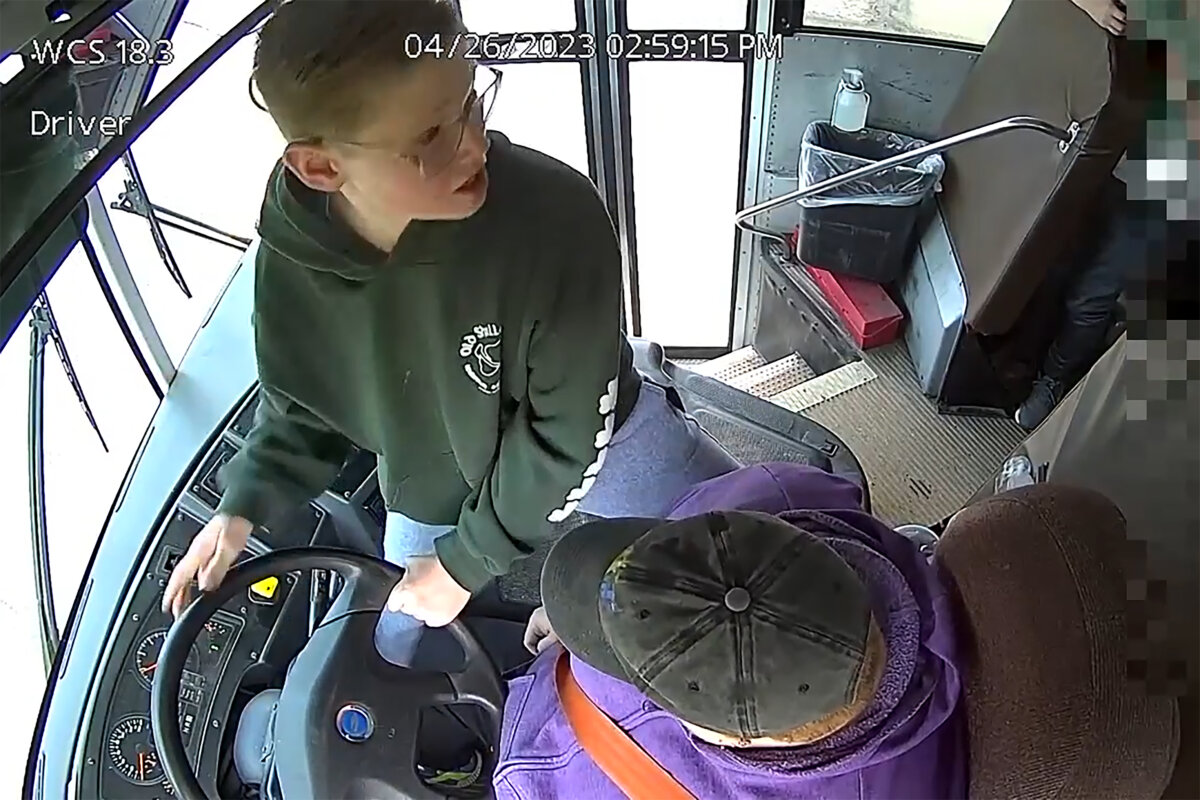 ‘Little hero’ Boy stops Michigan school bus with ill driver Metro US