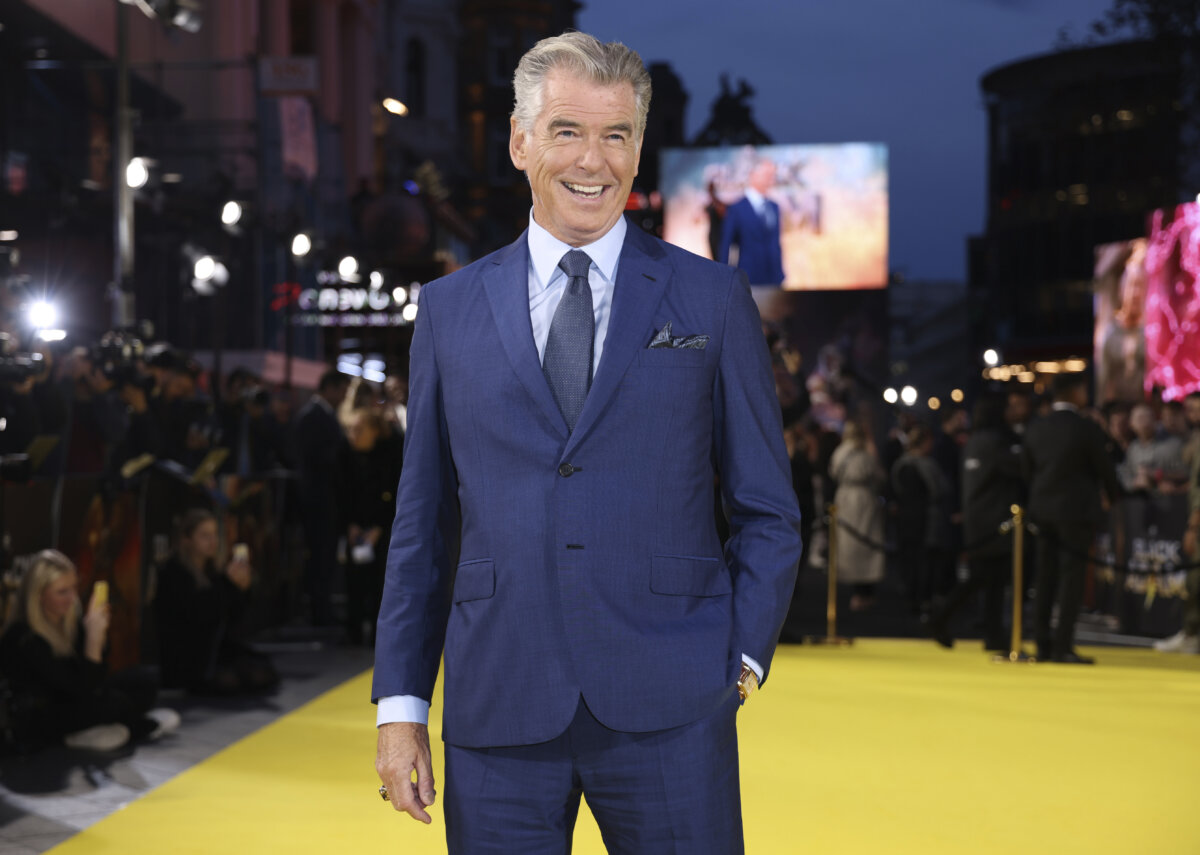 Pierce Brosnan unveils deeply personal paintings in 1st solo art