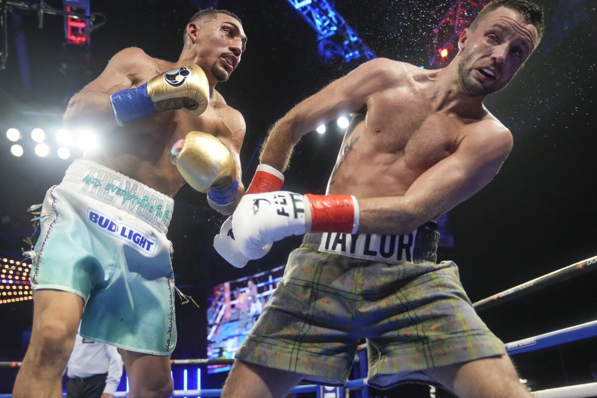 Teofimo Lopez beats Josh Taylor by unanimous decision, wins 140-pound ...