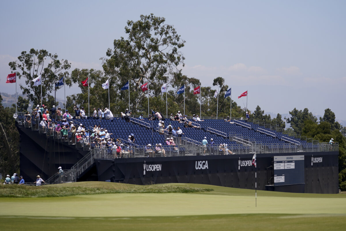 US Open in LA turns into a quiet major with limited crowds and tough