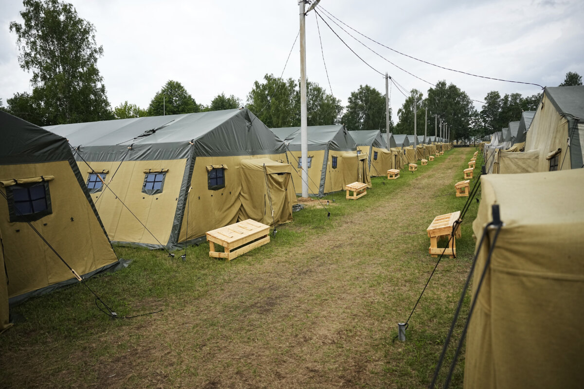 Belarus Shows Off A Military Camp To Host Russias Wagner Mercenaries