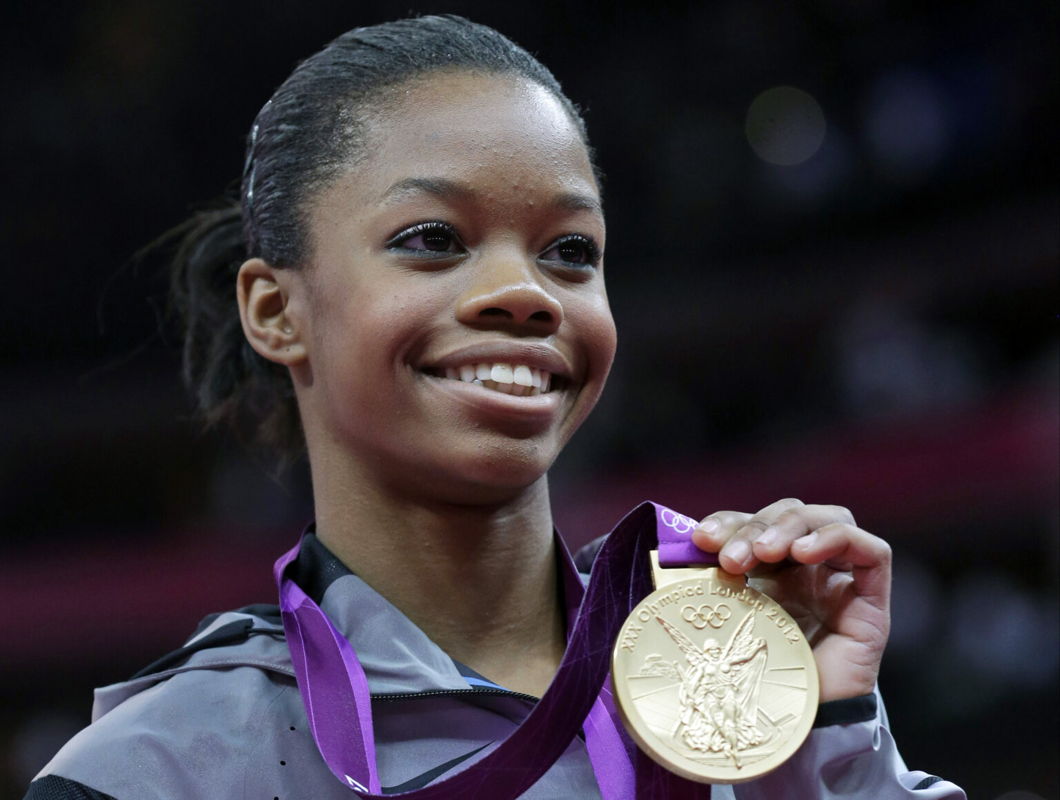 Olympic gymnastics champion Gabby Douglas says she is aiming for the