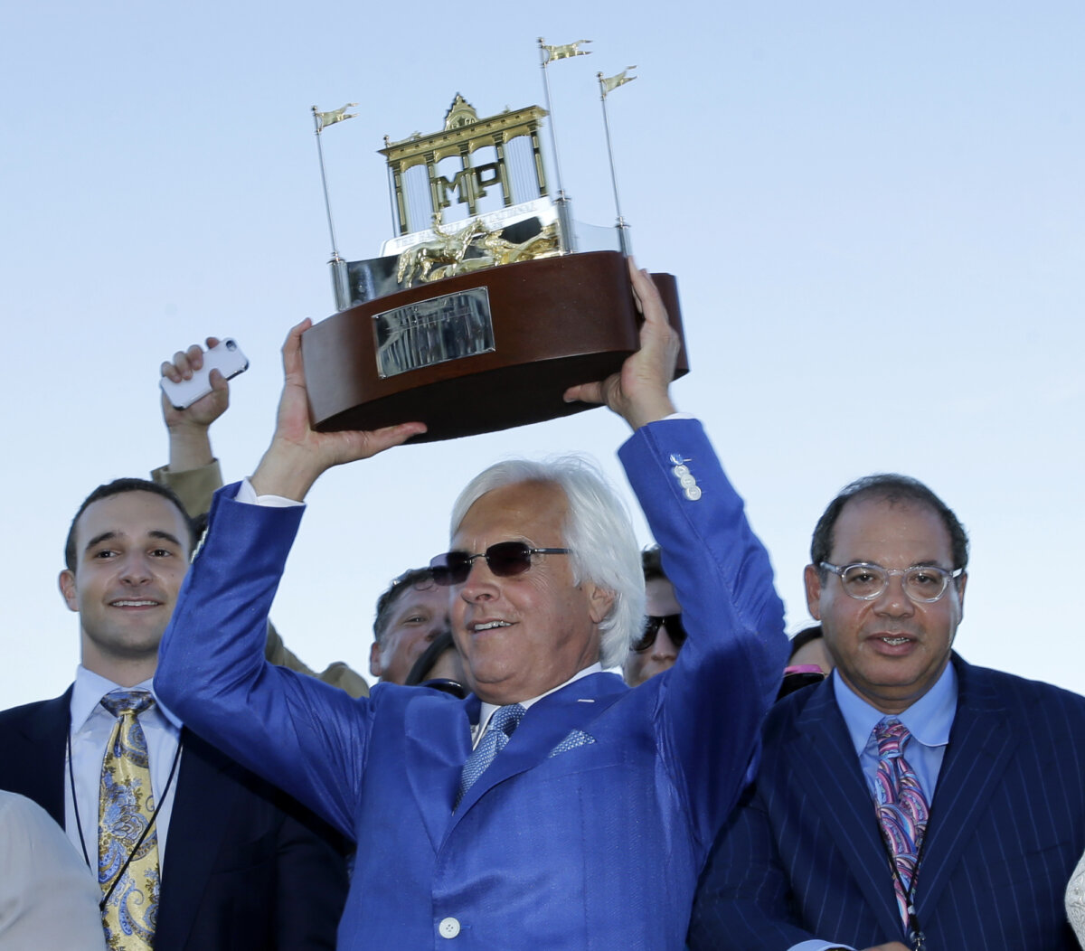 Trainer Bob Baffert goes for his 10th win in the Haskell Stakes at